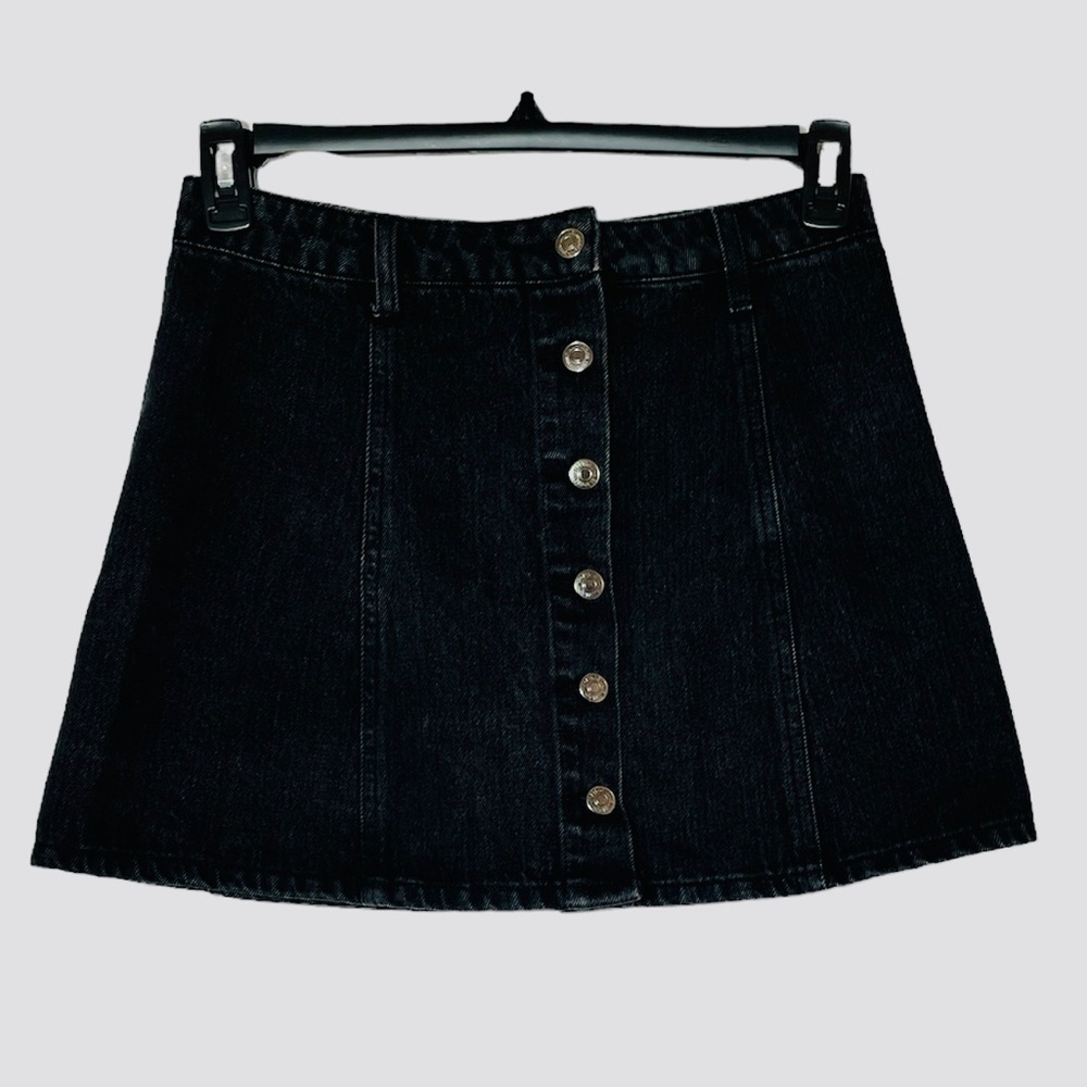 Forever 21 Black Denim Skirt